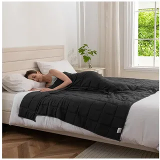 Good Nite Microfaserbettdecke Gewichtsdecke schwere Decke für ruhige Sinne Grau, Gewichtsdecke, 125x150/180, 150x200cm, ideal gegen Schlafstörungen 125 cm x 150 cm