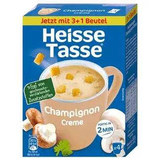 Heisse Tasse Instantsuppe »Champignon Creme« - 4x 13,8 g beige