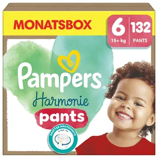 Pampers Harmonie Pants Größe Gr.6 (15+ kg) für Kids und Teens, 132 St.