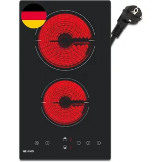 wehimo Domino Glaskeramikkochfeld 2 Platten