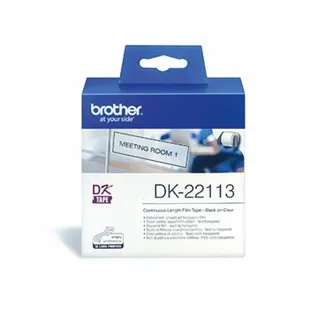 Brother Endlos-Etiketten 62 mm x 15,24 m transparent (DK-22113)
