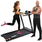 Miweba Sports Laufband Home Track HT500, klappbar, 1-14 km/h, Handy/-Tablethalter, 12 Programme (Schwarz)