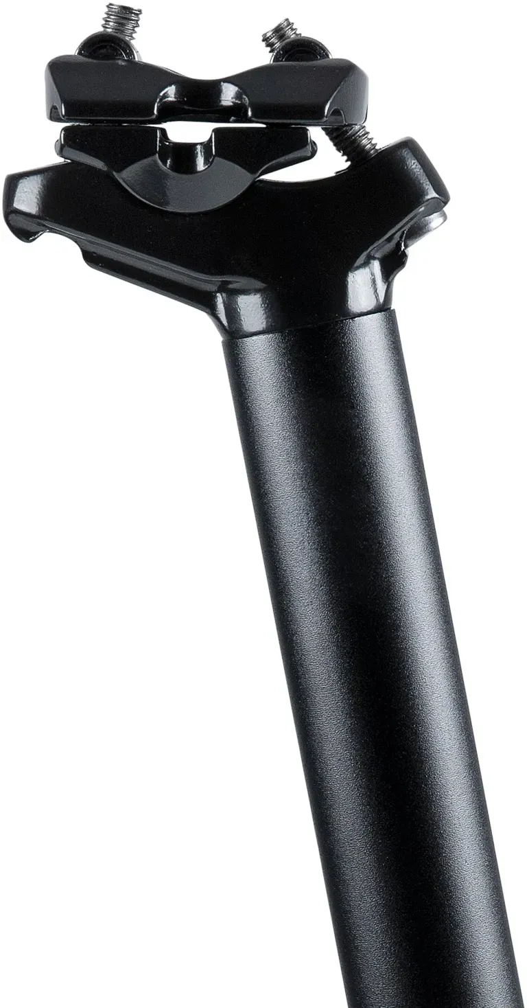 AARON Post Sattelstütze - 30,9 oder 31,6 mm - 350mm Länge - Schwarz (ohne Aufdruck) - 31,6 mm