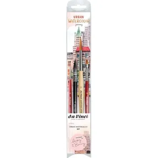 da Vinci Pinselset Urban Watercolor Journey by May & Berry, 4er Set