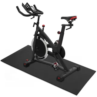 AKOZLIN Bodenschutzmatten, 6mm Hochdichte PVC-Bodenschutzmatten für Sportgeräte, Fitnessgeräte, Crosstrainer und Laufbänder, Rollentrainer Matte, Anti-Rutsch-Trainingsmatten