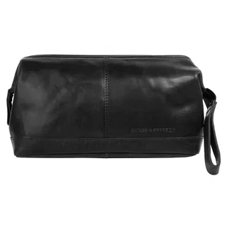 Spikes & Sparrow TOILETRY BAG«, echt Leder, schwarz