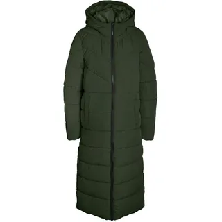 Noisy May Mantel Damen NMDalcon X-Long Coat FWD grün XS - Grün - XS