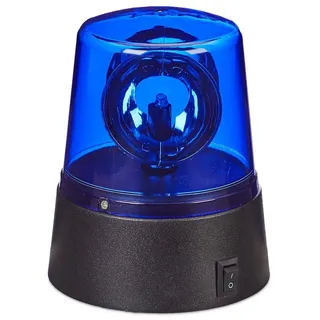 Relaxdays 2 x LED Blaulicht Blau