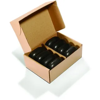 MASTER MASSAGE EQUIPMENT Master Massage Groß Ovular Basalt Hot Stone Massagesteine America Brand (X)