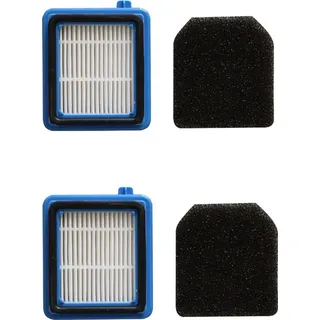 Filter Zubehör für AEG QX7 QX6 QX8-2 Staubsauger, Ersatzfilter für AEG ASKW1 Filter mit 2 Vormotorfilter, 4 Hygienefilter Waschbar, 1 Reinigungs...