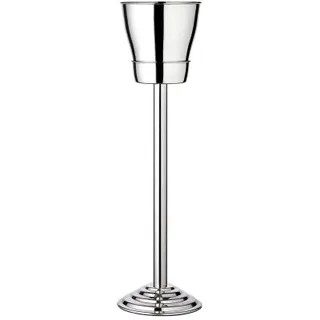 EDZARD Champagnerkühler Aspen (Höhe 80 cm, Durchmesser 25 cm), mit Ständer, Edelstahl hochglanzpoliert