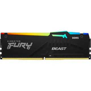 DDR5 5200MT/s RGB 16GB Modul (1x16GB) CL40 Schwarz KF552C40BBA-16