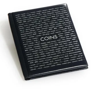 Leuchtturm Taschenalbum für 96 Münzen, mit 8 Münzblättern für je 12 Münzen