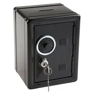 IDENA Spartresor, aus Metall 12x10x16cm 4fach sortiert