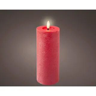 Lumineo 487342 LED Kerze Wachs indoor Größe: dia7-H19cm-1L
