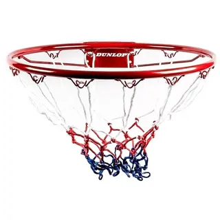 Basketballkorb von Dunlop mit Nylonnetz, witterungsbeständig, inklusive Montagematerial