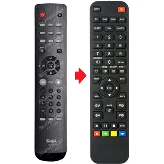 Ersatz Fernbedienung passend für Teufel Ultima 40 Kombo / Ultima 40 Kombo Power - CD Receiver