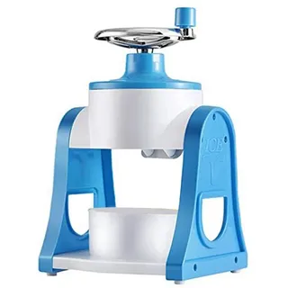 Steowsey 1 Stück Home Small Manual Ice Crusher Summer Hand-Shake Ice and Ice Ice Breaker Make Ice Maker Blue