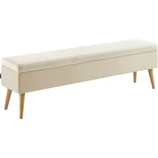 Home Affaire Bettbank »Armandine mit Stauraum«, wahlweise in den Breiten 140cm oder 180cm erhältlich, beige