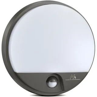 Wand Lampe Innen Außen Beleuchtung Bewegungs u. Dämmerungs Sensor Neutralweiß