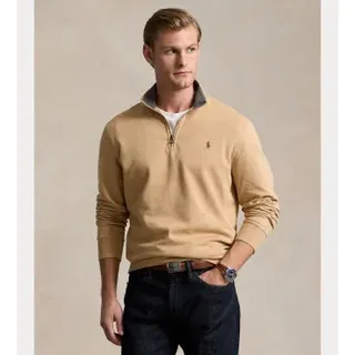 Polo Ralph Lauren für Herren. 710812963063 Pullover Soft beige (S), Lässig, Baumwolle, Langarm