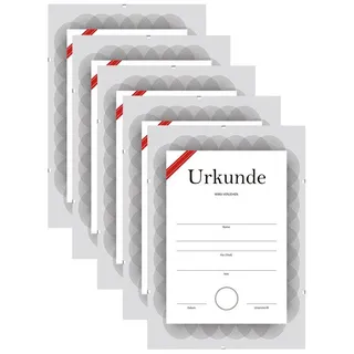 Ideal Trend Pack Rahmenloser Cliprahmen DIN A3 (29,7 x 42 cm) – Bilderrahmen mit Klarglas & Clipverschluss | Bildhalter ohne Rahmen zum Aufhängen Hoch- & Querformat: Größe: 05er Pack