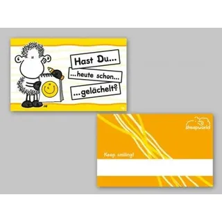 Sheepworld Pocketcard 57173 Hast Du..heute schon..gelächelt? 19
