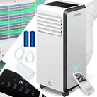 KESSER® Klimaanlage Mobiles Klimagerät 4in1 kühlen   Luftentfeuchter lüften   Ventilator   Mobil Klima mit Montagematerial, Fernbedienung & Timer   Nachtmodus & 360° Rollen