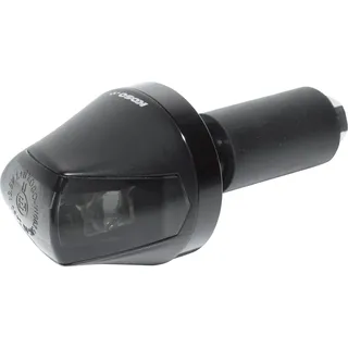 Koso LED Lenkerendenblinker Knight Metall Ø36mm schwarz, getönt