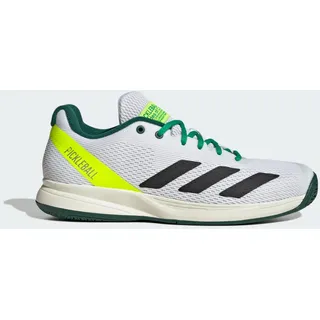 adidas Herren Pickleball Shoes, FTWR White/core Black/Collegiate Green, 48 EU