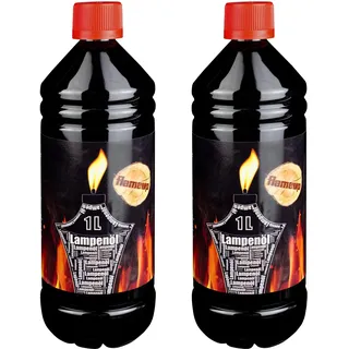 Lampenoel 1-48 Liter Lampenöl Oel Garten Fackeln Laterne Fackel Öl Innen Camping Flasche Oil Outdoor Öllampe Petroleum Lampe flüssig Gartenfackeln Flameup, Anzahl:2 L