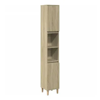 vidaXL Badschrank 30 x 190 cm Braun/Bronze