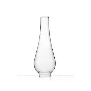 2er Set Mittlerer Ersatz Glas Zylinder Lampenglas für Öllampe klar Höhe 23 cm untere Außen Ø 4,3 cm Ersatz Zylinder Öllampe Oberstdorfer Glas