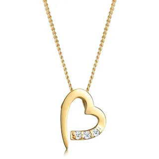 fugart Elli DIAMONDS Halskette Herz Diamanten (0.04 ct.) in 585 Gelbgold