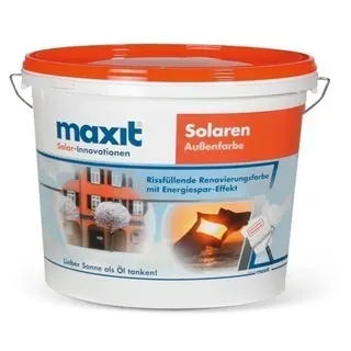 Renovier-Fassadenfarbe - maxit Solaren - weiß - 15ltr