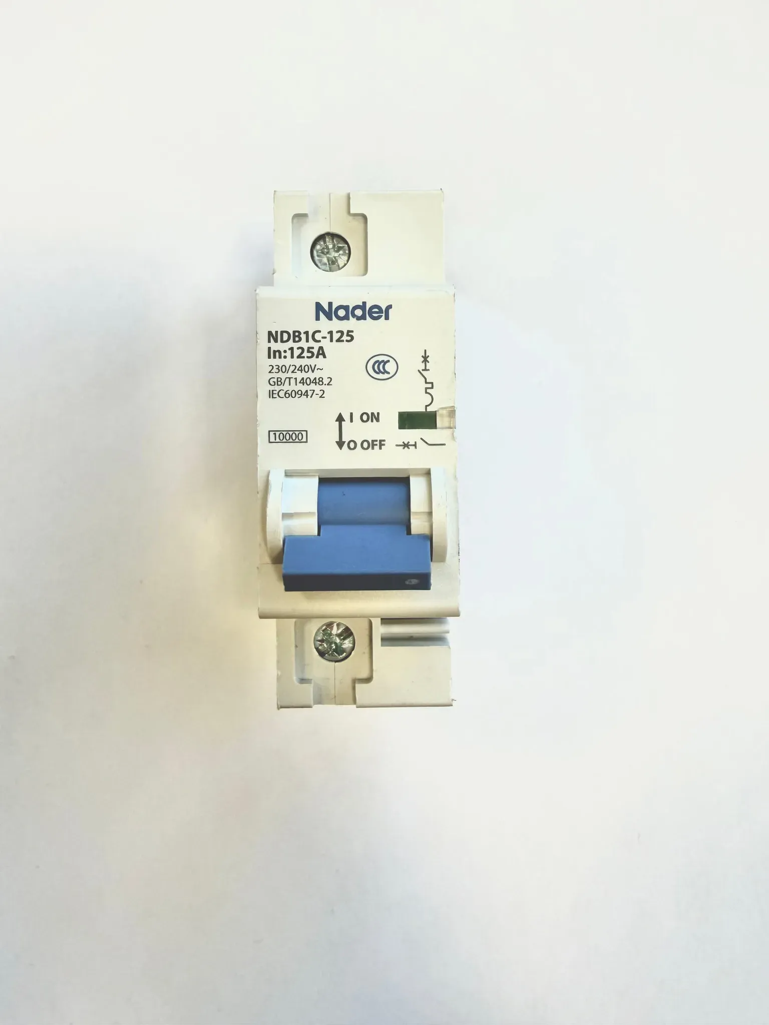 Leitungsschutzschalter Nader NDB1C-125 In:125A AC 230/240V