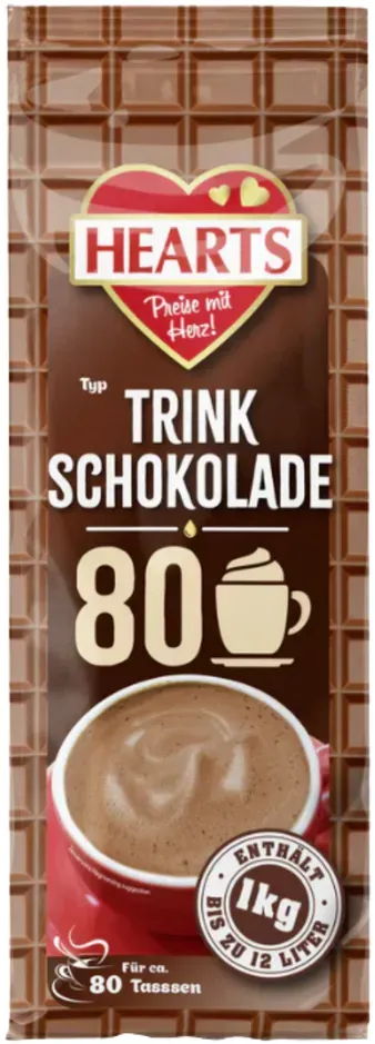 HEARTS Trinkschokolade 1kg