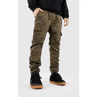 URBAN CLASSICS Cargo Jogging Pants in olive camo