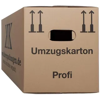 50 neue Umzugskartons 2 Wellig 45kg Umzugkartons PROFI KK2W - braun