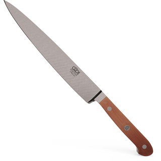 GÜDE Solingen Tradition - Schinkenmesser geschmiedet, 21 cm, Pflaumenholz, F.GÜDE, Tranchiermesser, Handmade Germany, Braun