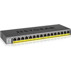 Netgear Gs116pp (16 Ports), Netzwerk Switch, Schwarz