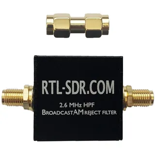 Broadcast AM Reject High Pass Filter (2.6 MHz HPF) by RTL-SDR Blog