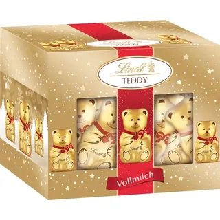 Lindt Mini Teddy Weihnachten Vollmilch-Schokolade Packung 200g