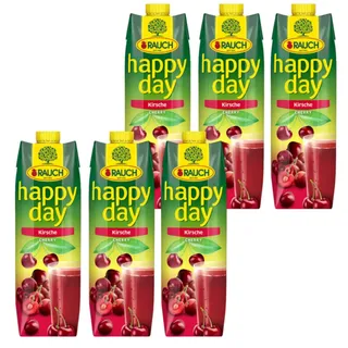 Rauch Happy Day Amarena Kirsche fruchtiger Fruchtsaft 1000ml 6er Pack