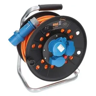 KALLE DAS KABEL Kabeltrommel Camping H07BQ-F, 3G 2,5mm2 Extreme Signal 25 Meter