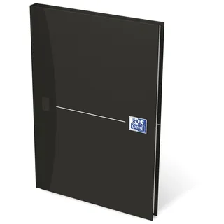 Oxford Notizbuch Office Essentials DIN A5 kariert, schwarz Hardcover 192 Seiten