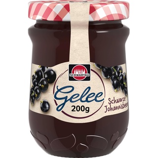 Schwartau Gelee Schwarze Johannisbeere, aus Fruchtsaft, 200g