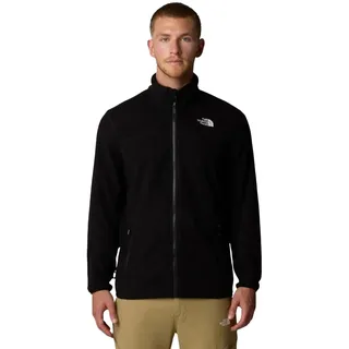 The North Face Herren 100 Glacier Full Zip Fleecejacke, Tnf Black/Npf, M