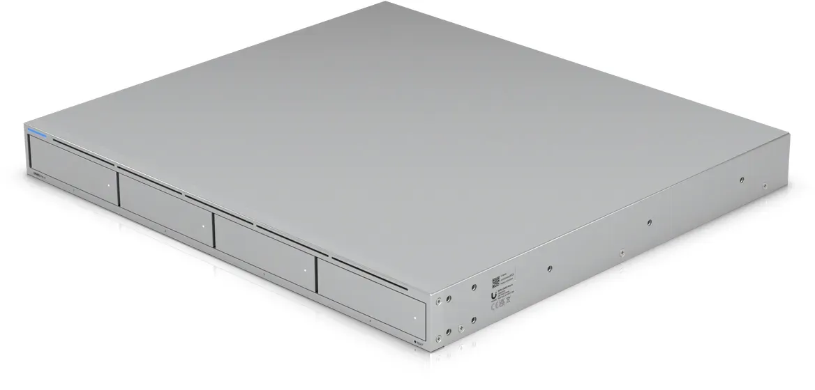 Ubiquiti UNAS Pro 4 0/4 2.5"/3.5" HDD, 2x M.2 NVMe SSD, 2x 10G SFP+, 1x GbE, 8GB RAM