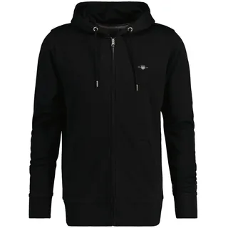 GANT Herren Sweatjacke - Schwarz - XXL